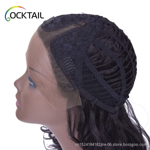 Japanese fiber beautiful long synthetic lace wigs
